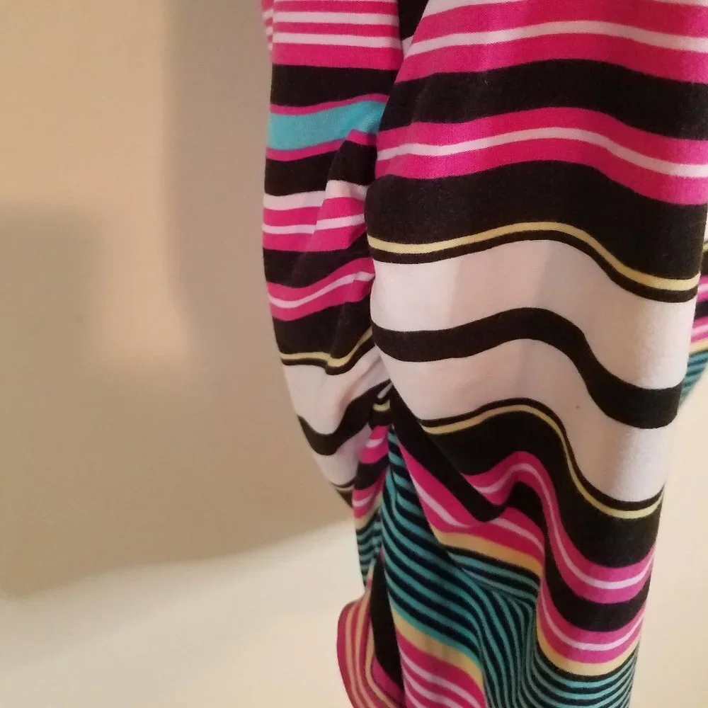 Bobbie Brooks Multi-colored Striped top sz L - Picture 3 of 5